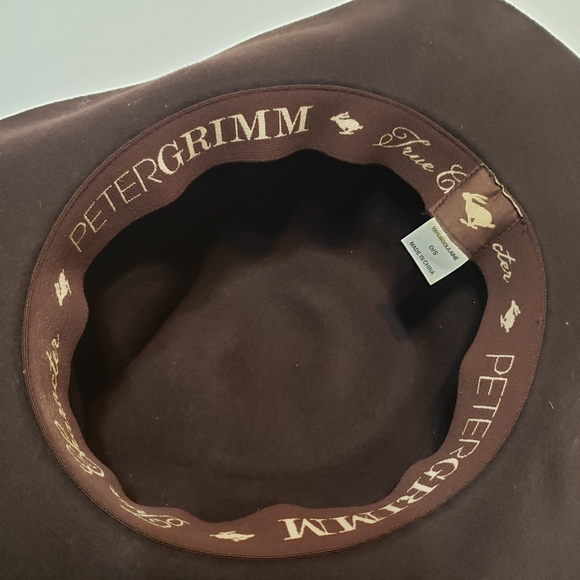Peter Grimm brown western wool felt hat - Picture 6 of 8